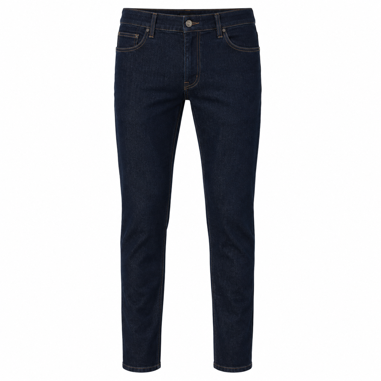 Jean Slim en Denim Brut Bleu Indigo | Geoutoul Codazi